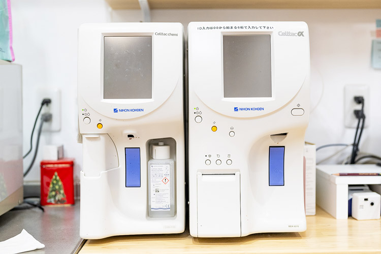 臨床化学分析装置、全自動血球計数器